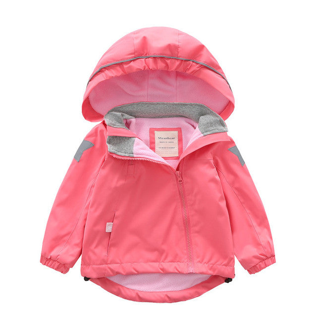 Kids' Spring Autumn Jacket, Windproof and Waterproof