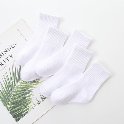 Children's Cotton Mid-Tube Sports Leisure Socks