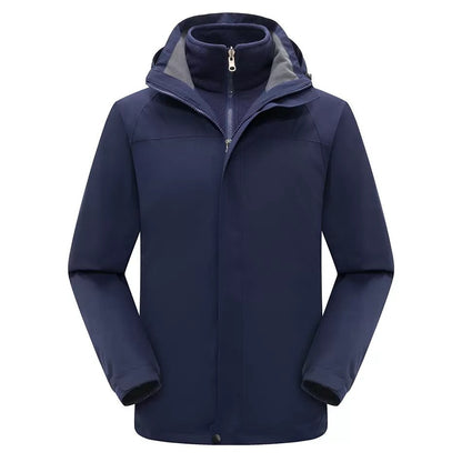 Outdoor 2-Piece Windbreaker Set with Detachable Lining
