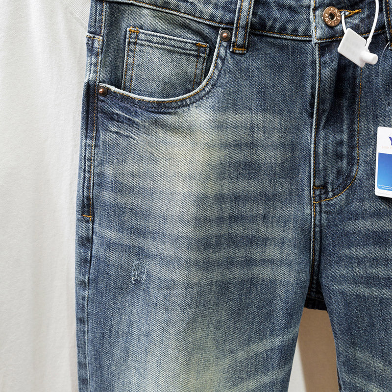 Men's Plus Size Midweight Denim Jeans - Casual Fashion