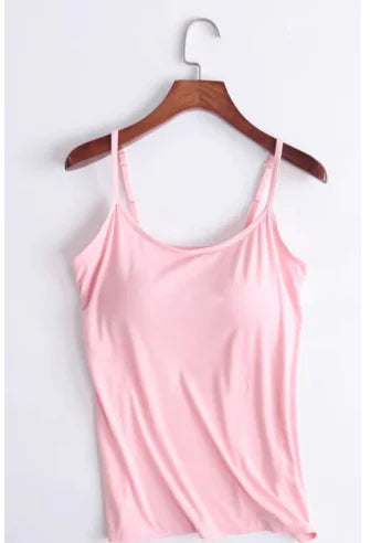 Women's Camisole with Built-In Padded Bra (Single)