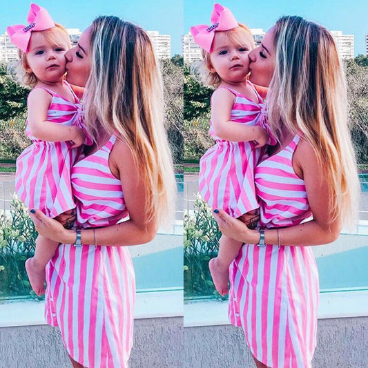 Lovely Girls' Cotton Sundress Skirt Outfit