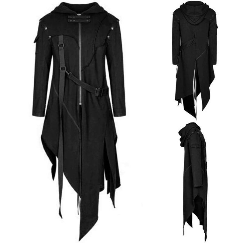 Men's Halloween Cosplay Pirate Steampunk Costume Outfit