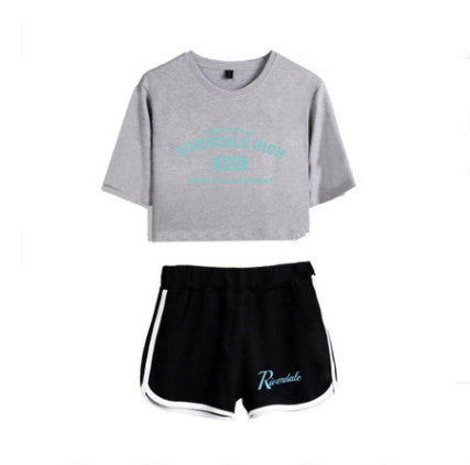 Riverdale Women's Cropped Casual Outfit Set