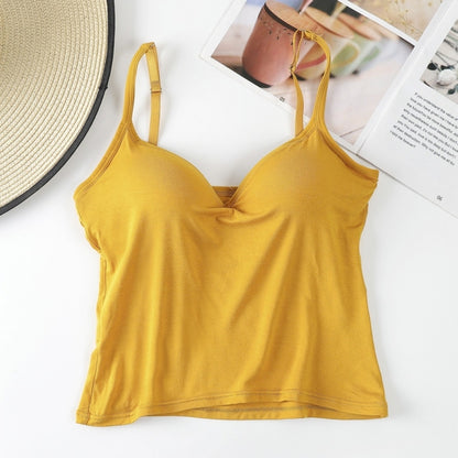 Women's V-neck Soft Breathable Padded Sling Top