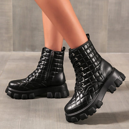 Velvet Warm Thick-Soled Short Boots for Women