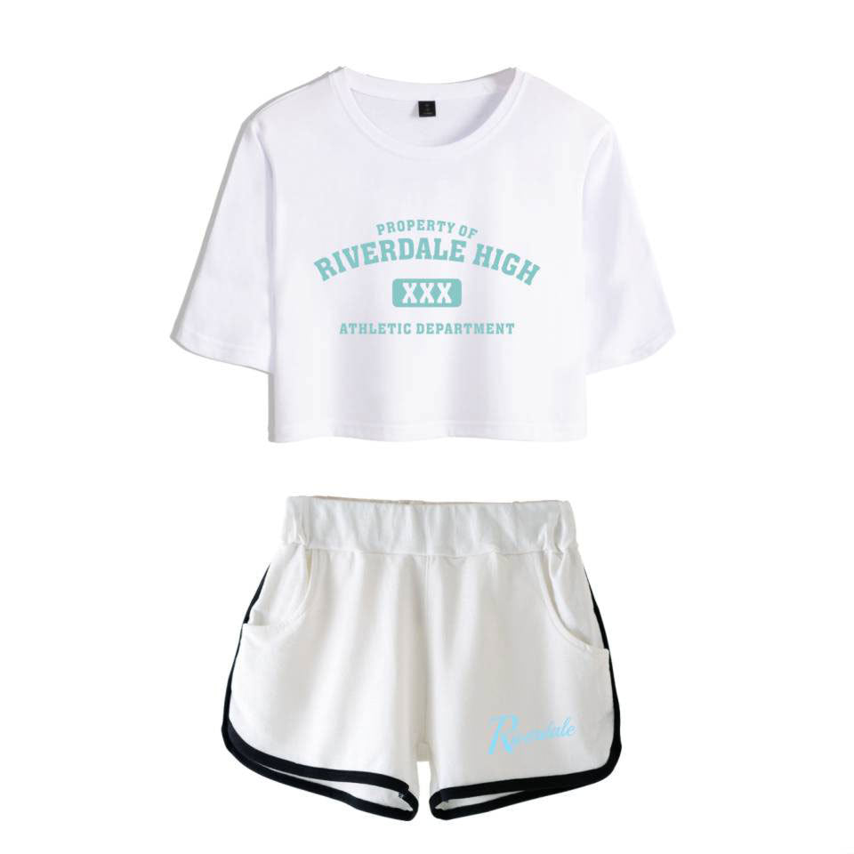 Riverdale Women's Cropped Casual Outfit Set