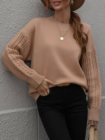 Women's Vintage Knitted Green Wool Sweater