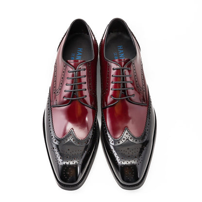 Men's Business Formal Leather Shoes with Square Toe
