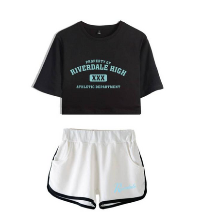 Riverdale Women's Cropped Casual Outfit Set